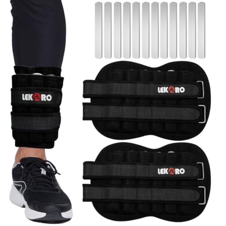 Ankle Weights - Yürüyüş, Koşu, Pilates ve Fitness için