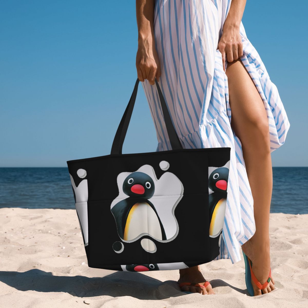 Yoga Fitness Tva - Pingu Pinga Penguen Tv Plaj Çantası