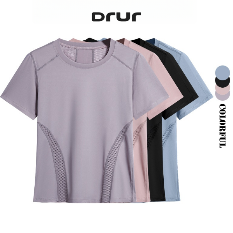 Yoga Fitness Wear - DRUR Yaz Hafif Koşu T Shirt