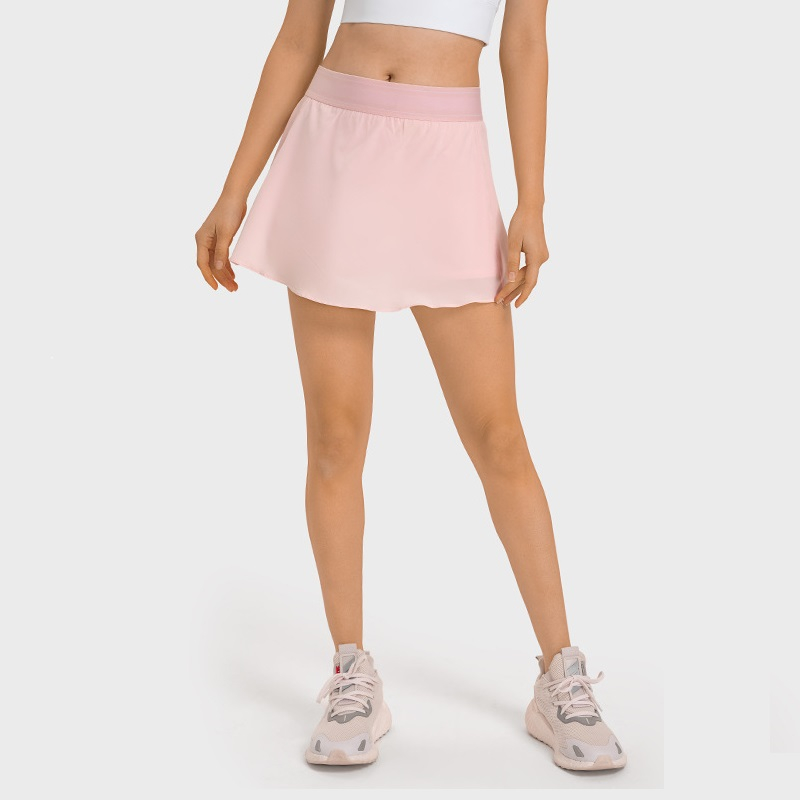 Yoga Fitness Dress - Kadınlar 2 In 1 spor tenis