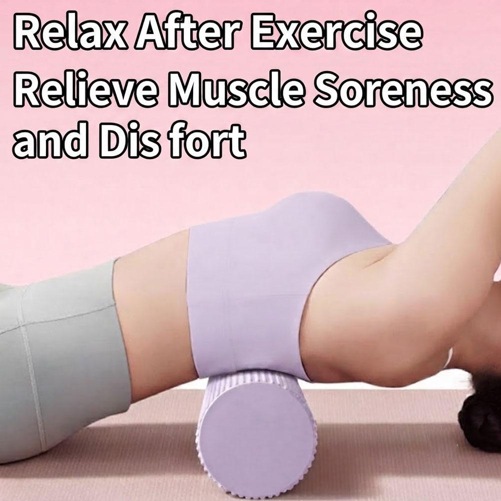 Yoga Fitness Exercises - Yoga Köpük Rulo EVA Yüksek Yoğunluklu