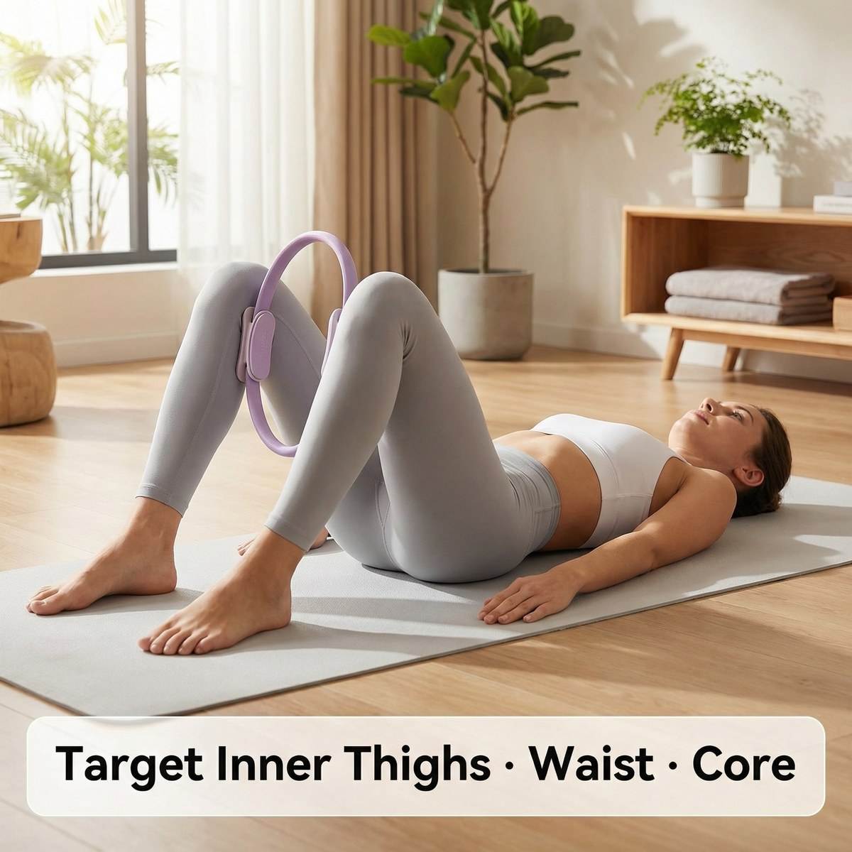 Yoga Fitness Trainer - 38cm Pilates Halkası Yoga Sihirli Çemberi