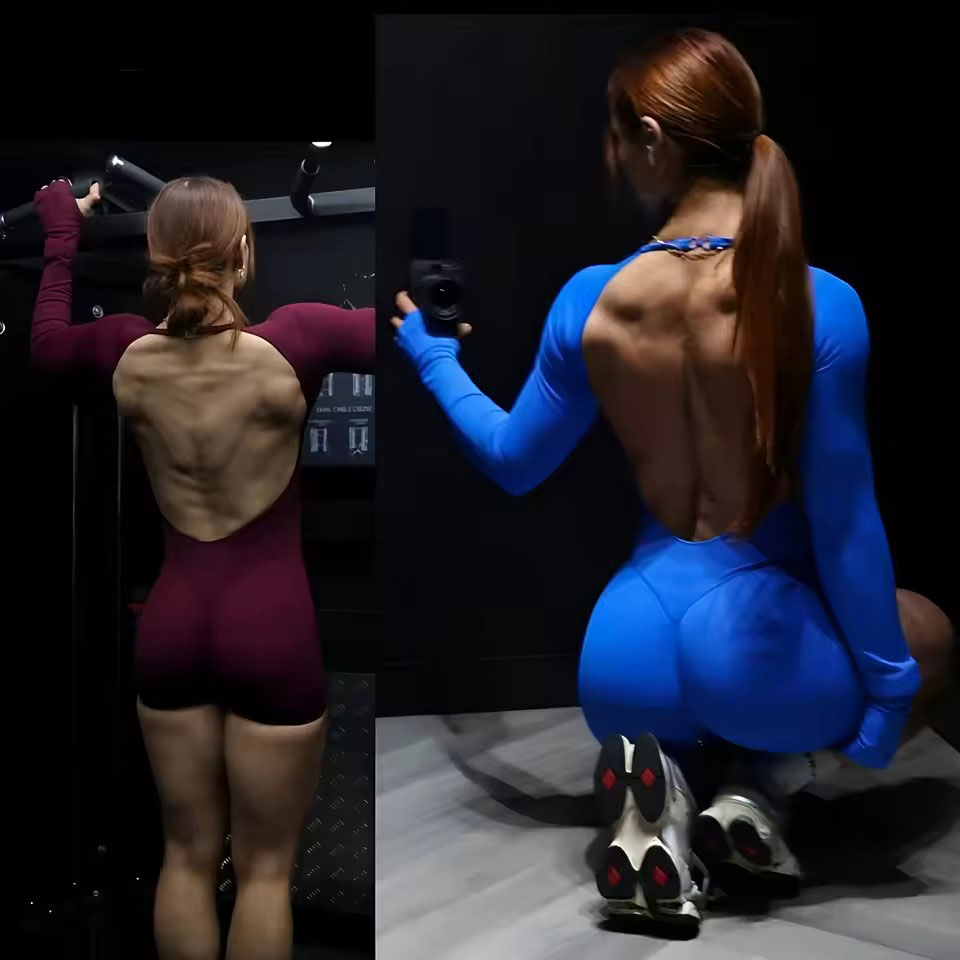 Yoga Fitness Jumpsuit - DLOGO Impact uzun kollu tulum Kadın