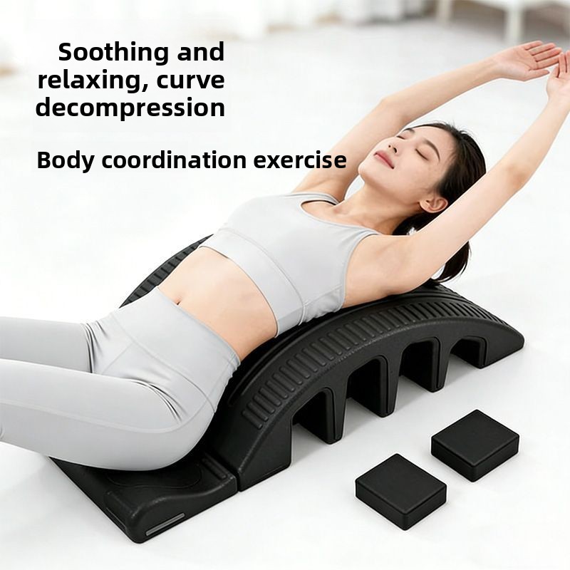 Yoga Fitness Exercises - Geliştirilmiş Pilates Sırt Düzeltici, Bel Germe,