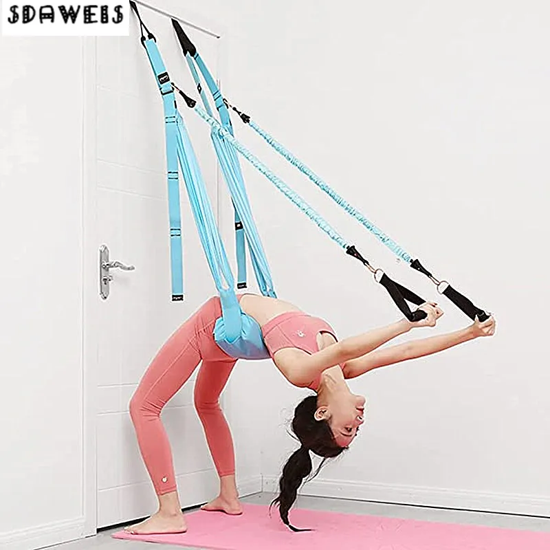 Yoga Fitness Stretching Strap - Ayarlanabilir hava Yoga kayışı elastik streç