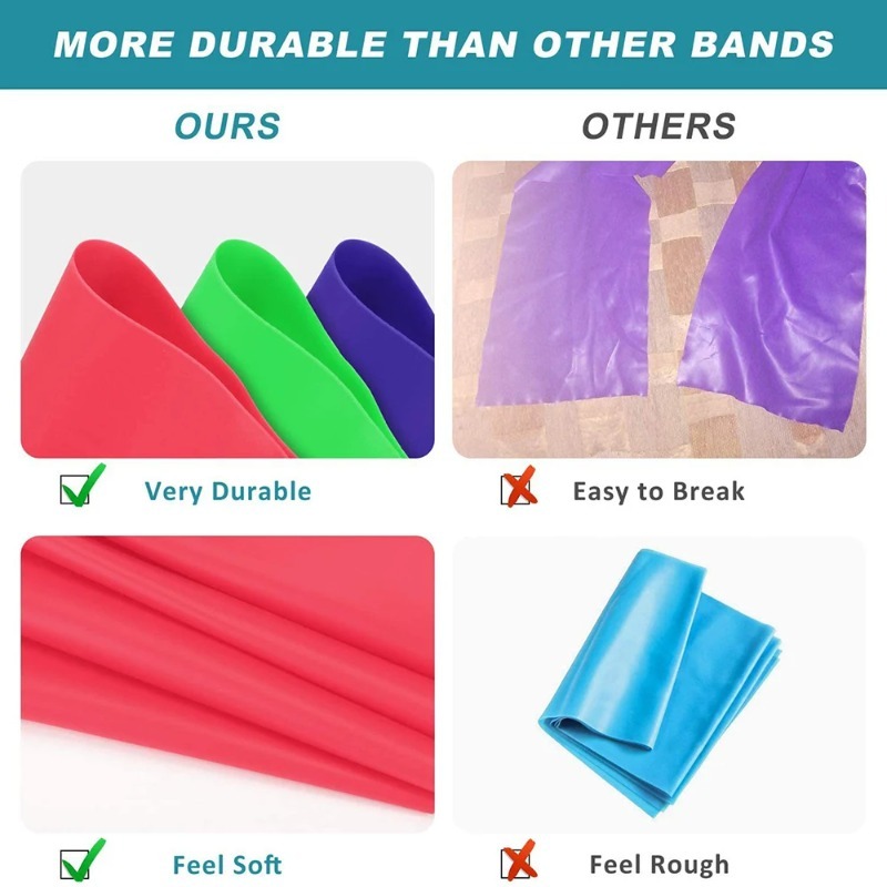 Doğal Lateks Direnç Bantları,  - Yoga Fitness Stretching Strap incelemesi ve fiyatı