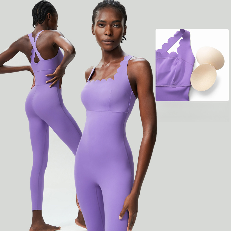 FUBEIKE Küçük Dalga Güzellik G - Yoga Fitness Jumpsuit incelemesi ve fiyatı