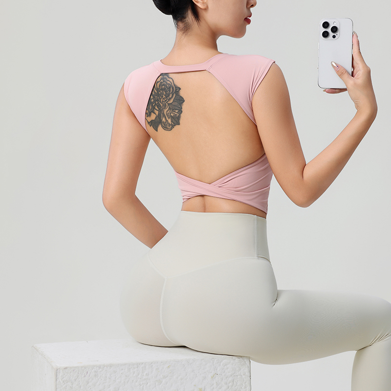 Kadın Sırtı Açık Spor Kıyafetl - Yoga Fitness Wear incelemesi ve fiyatı