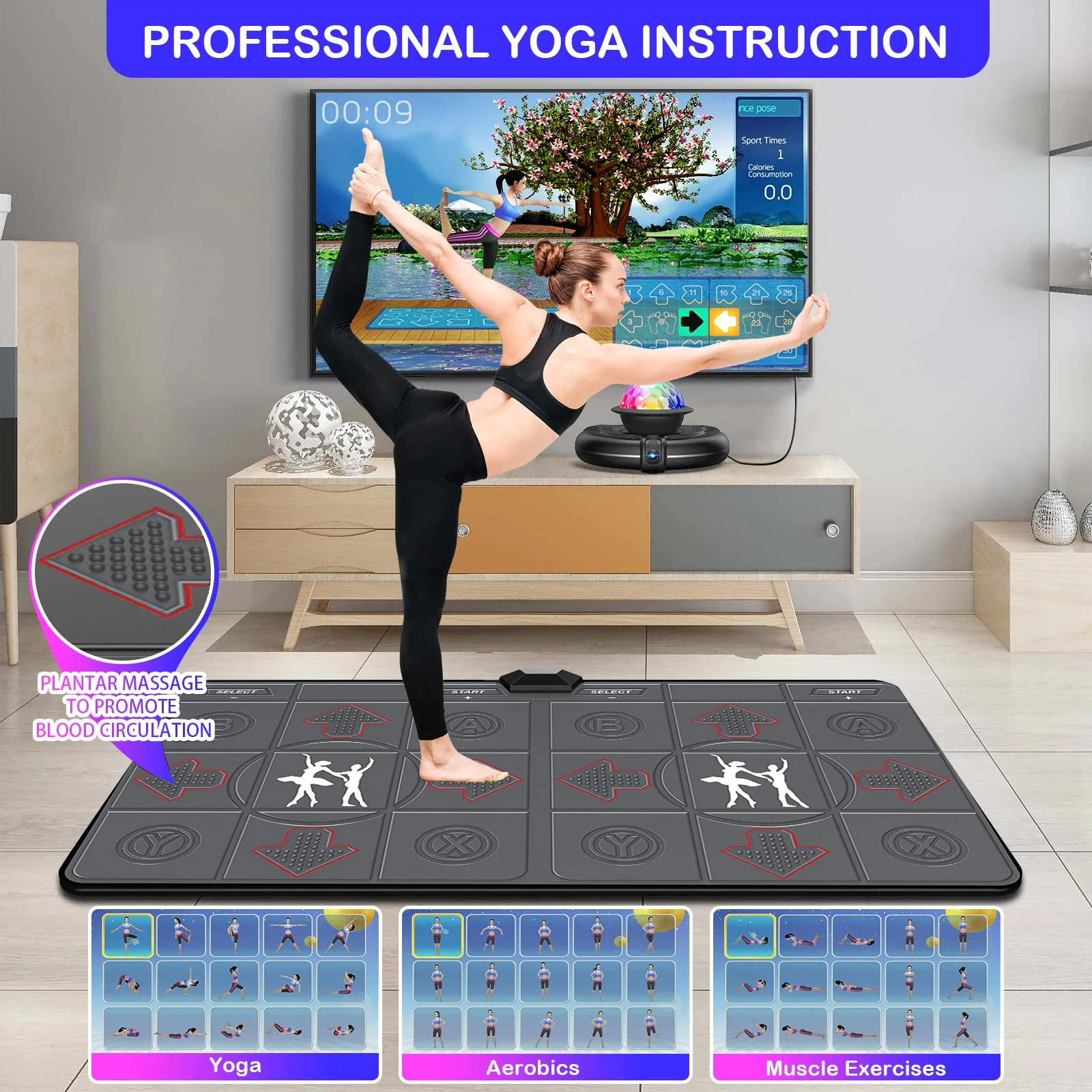 TV PC için Kablosuz Çift Dans  - Yoga Fitness Tva incelemesi ve fiyatı