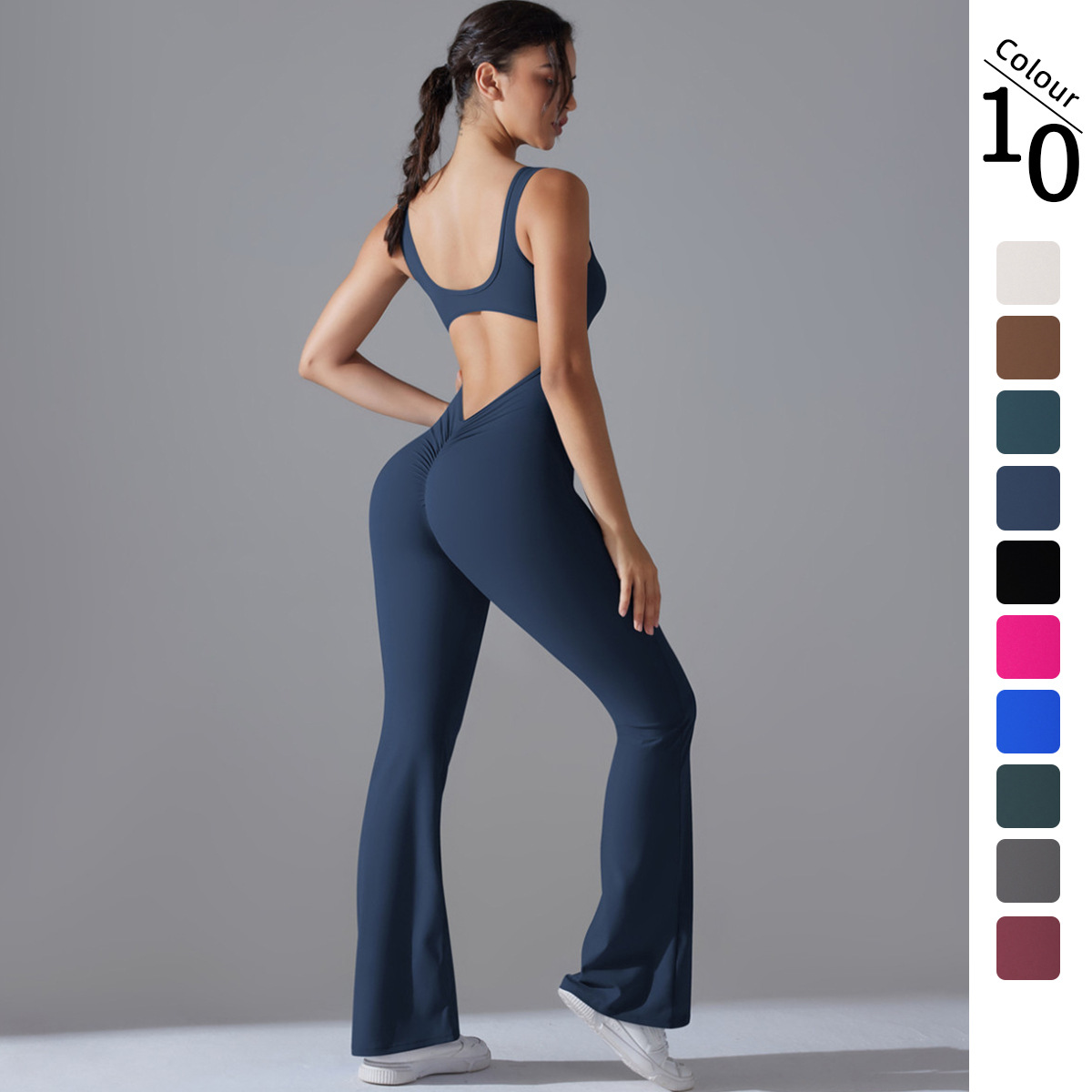 Seksi Geri V Tulum Spor Salonu - Yoga Fitness Jumpsuit incelemesi ve fiyatı