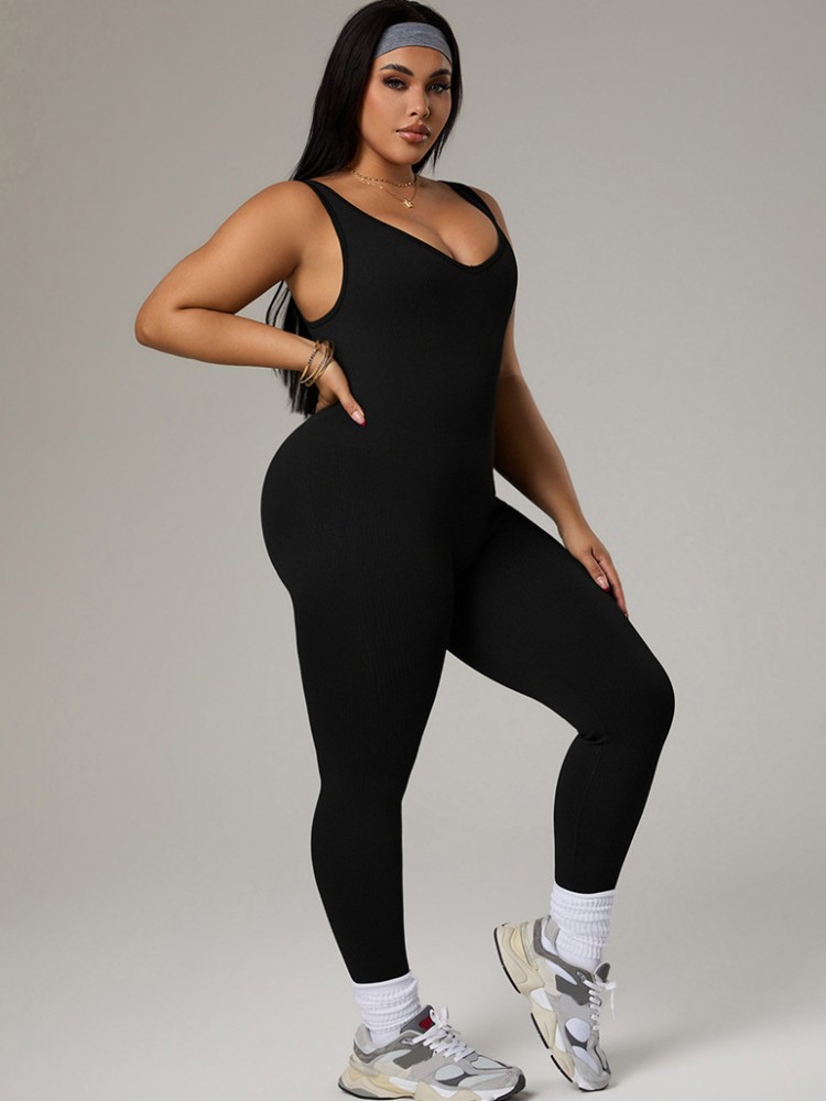 Büyük Beden Kadın Eşofman Takı - Yoga Fitness Jumpsuit incelemesi ve fiyatı