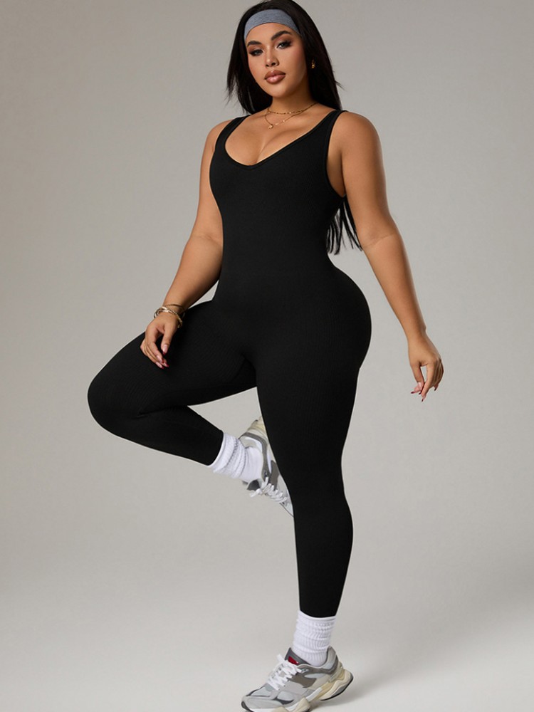 Büyük Beden Kadın Eşofman Takı - Yoga Fitness Jumpsuit incelemesi ve fiyatı