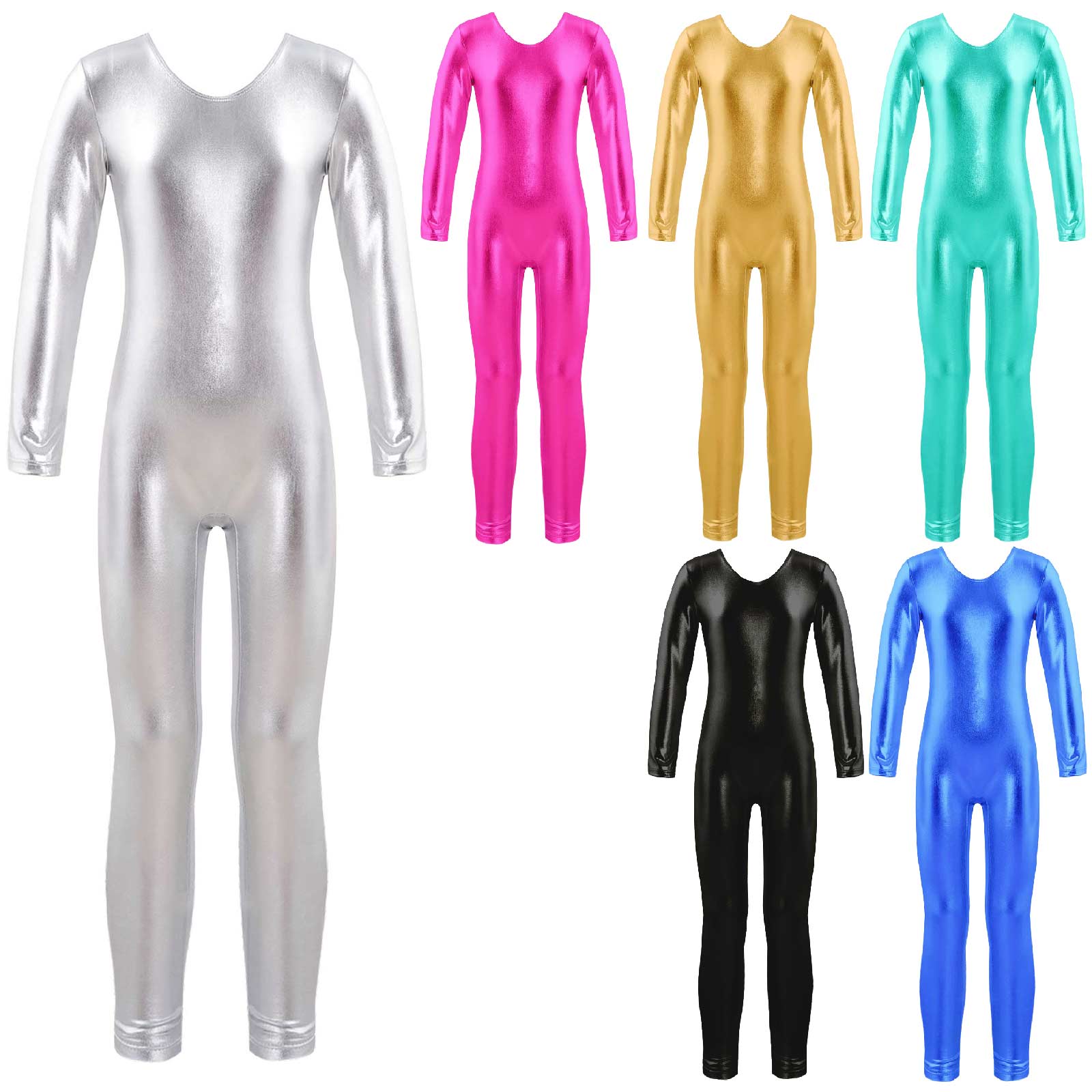 Kızlar Uzun Kollu Fermuar Bron - Yoga Fitness Jumpsuit incelemesi ve fiyatı