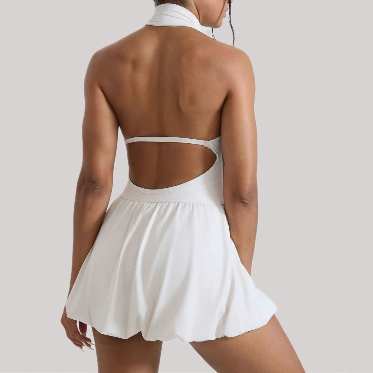 Ningyu Yüksek Yaka Golf Tenis  - Yoga Fitness Dress incelemesi ve fiyatı