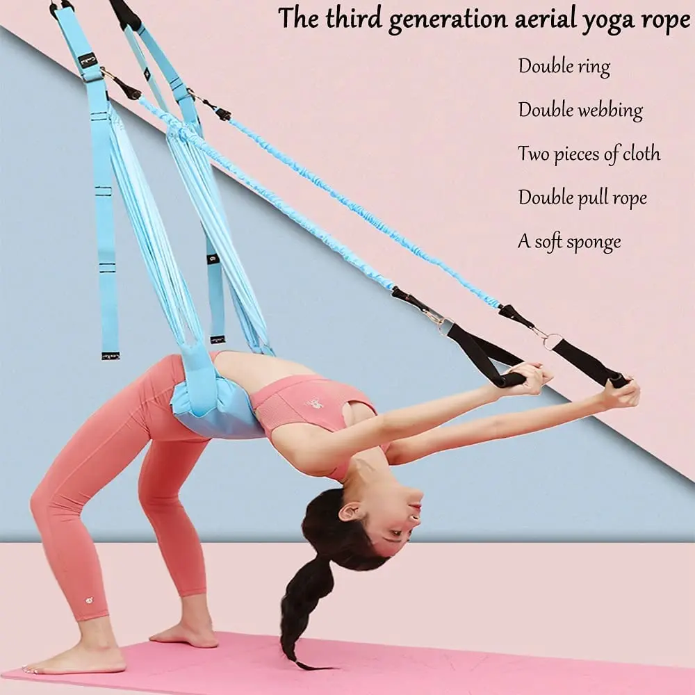 Ayarlanabilir hava Yoga kayışı - Yoga Fitness Stretching Strap incelemesi ve fiyatı